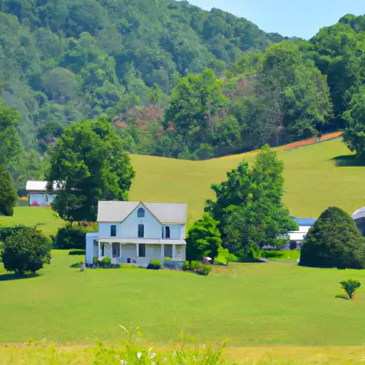 Rural homes in Mason, West Virginia