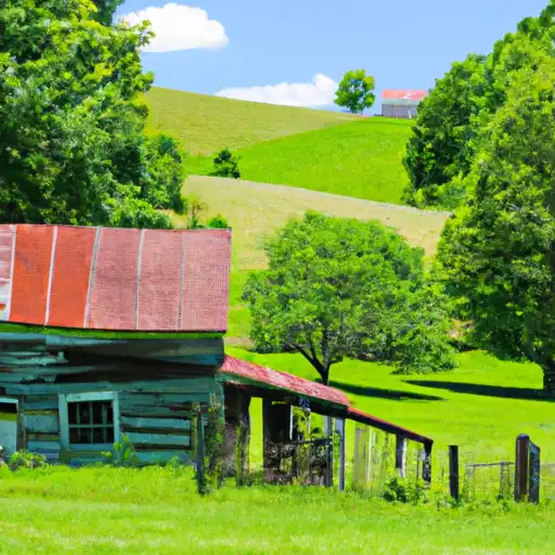 Rural homes in Morgan, West Virginia