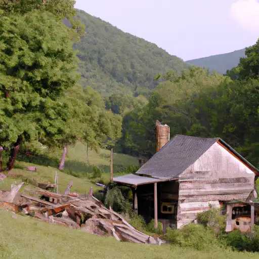 Rural homes in Nicholas, West Virginia