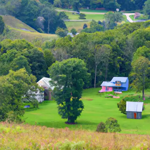 Rural homes in Pendleton, West Virginia