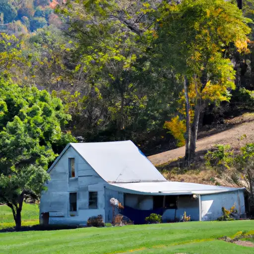 Rural homes in Preston, West Virginia