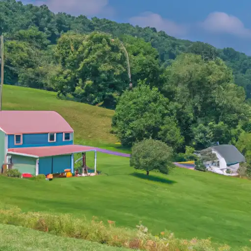 Rural homes in Randolph, West Virginia
