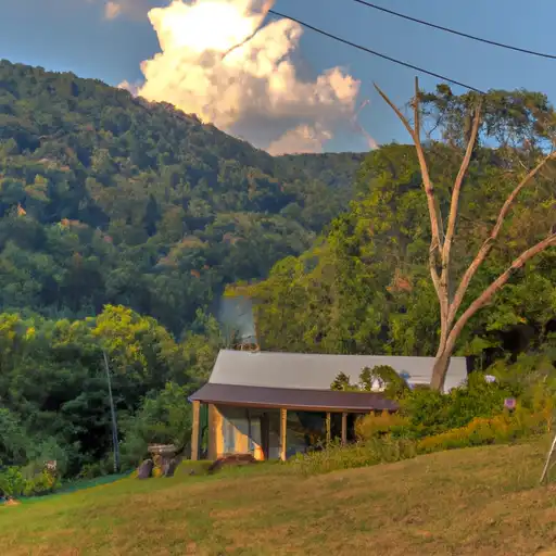 Rural homes in Roane, West Virginia