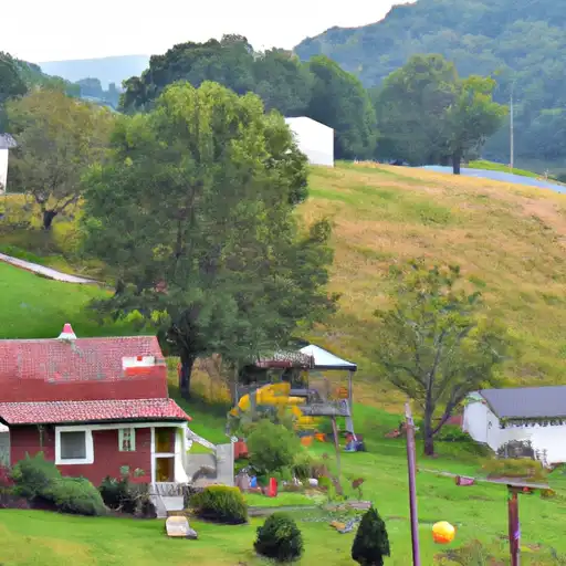 Rural homes in Wetzel, West Virginia