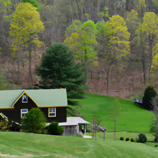 Rural homes in Wood, West Virginia