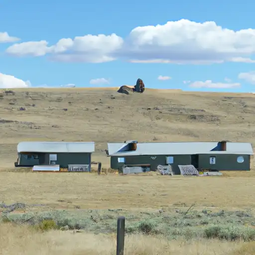 Rural homes in Carbon, Wyoming