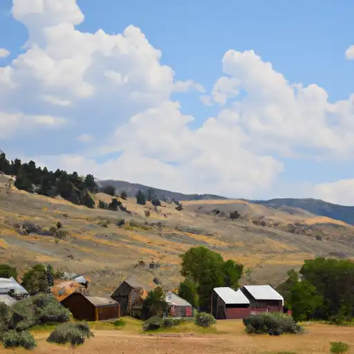 Rural homes in Sublette, Wyoming