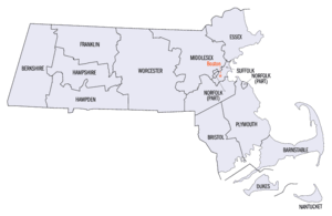 Massachusetts counties map