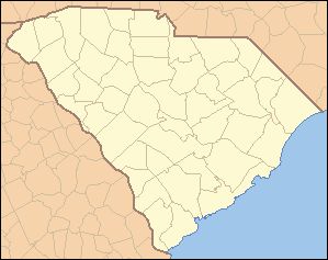 All the counties of South Carolina