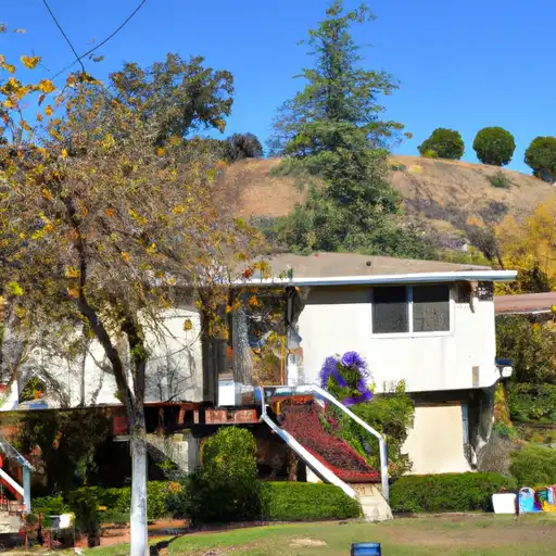 Rural landscape in California