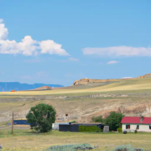Rural landscape in Colorado