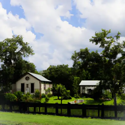 Rural landscape in Louisiana
