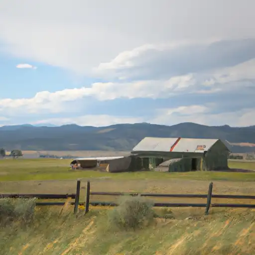 Rural landscape in Montana