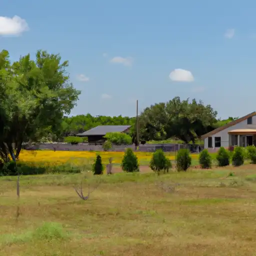 Rural landscape in Texas
