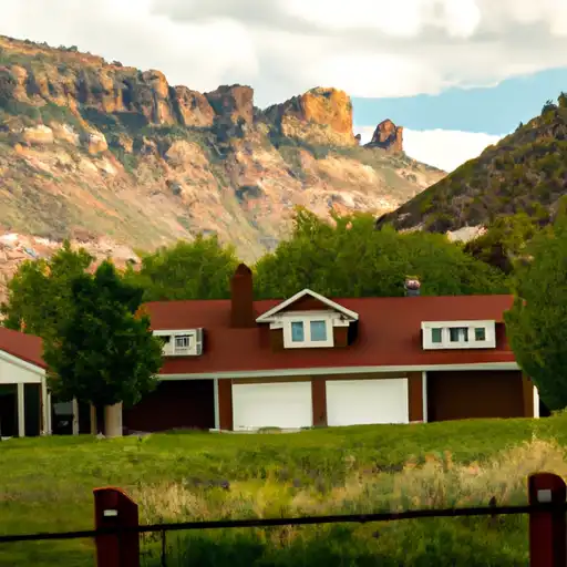 Rural landscape in Utah