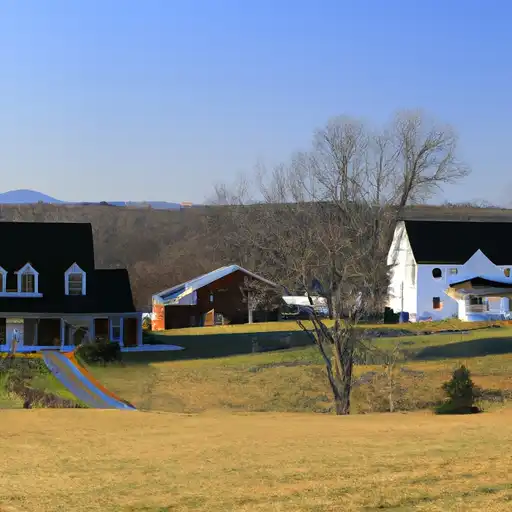Rural landscape in Virginia