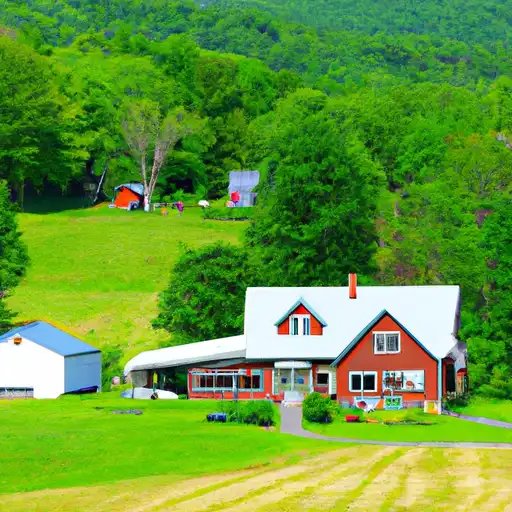 Rural landscape in Vermont