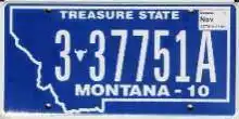 State License Plate