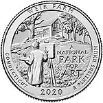 The second Connecticut State Quarter