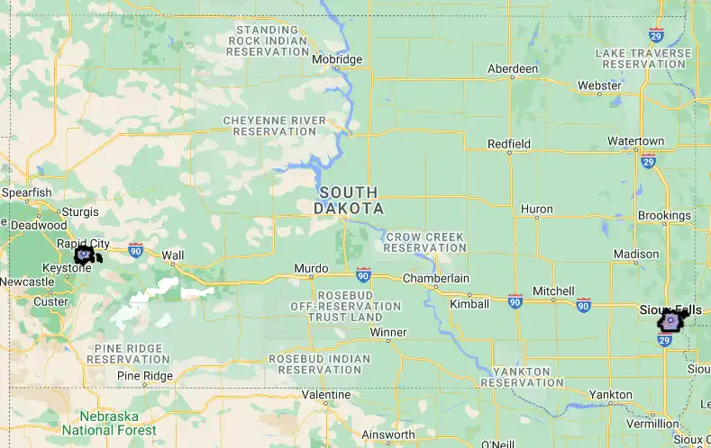 South Dakota USDA loan eligibility boundaries