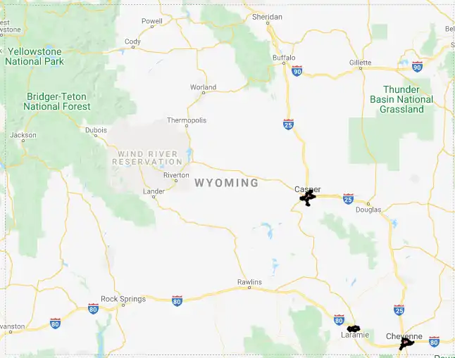 Wyoming USDA loan eligibility boundaries